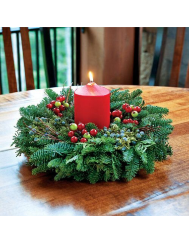 Centrotavola Natalizio Ghirlanda Strani Fiori Torino