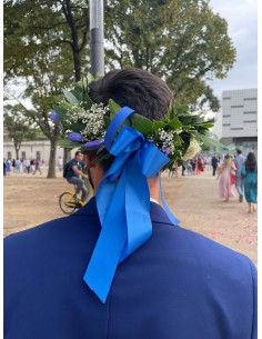 Coroncina di laurea roselline e gipso 2