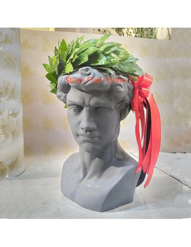 coroncina solo foglie e fiocco