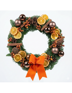 Ghirlanda Natale Elegance Orange con Arance Essiccate,... 2