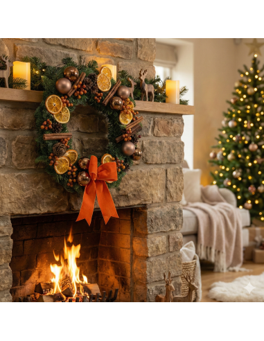 Ghirlanda Natale Elegance Orange con Arance...